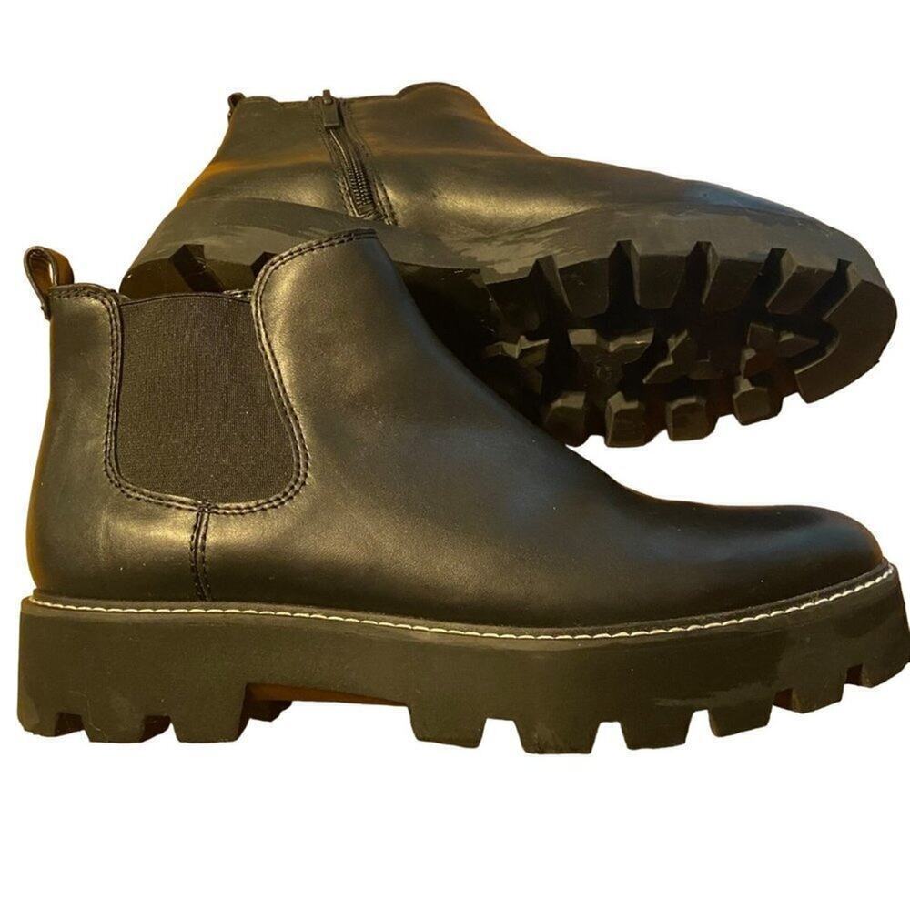 FRANCO SARTO Women's "Balin" Black Chelsea Boots/Shoes, Size 11